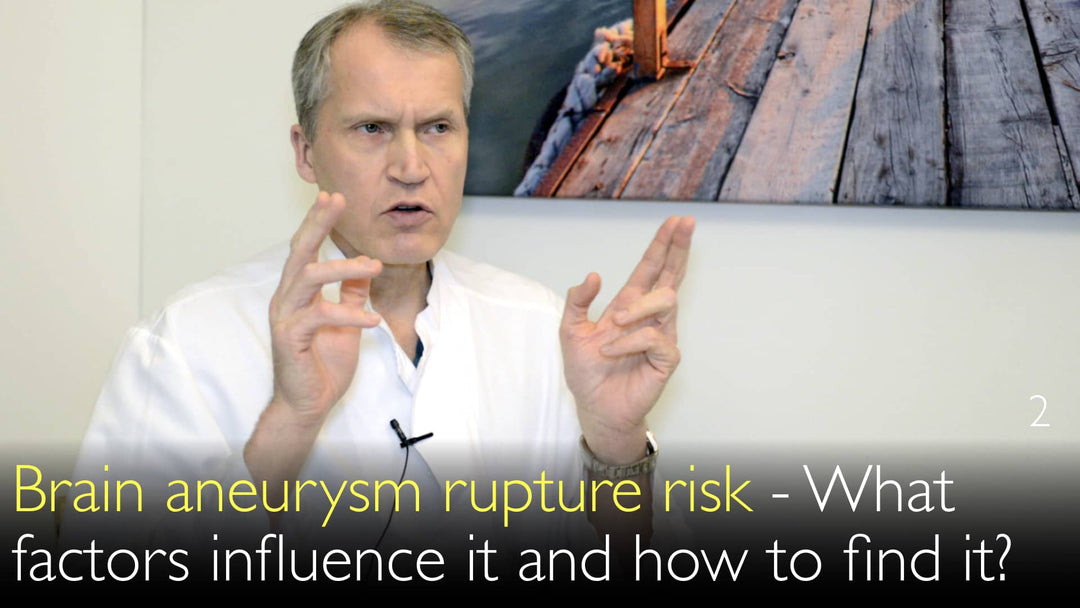 Varför brister hjärnaneurysm? Risk för bristning hos små och tunnväggiga intrakraniella aneurysm.