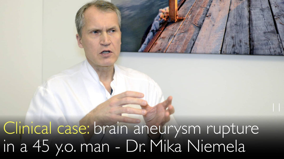 Hjärnaneurysmruptur hos en 45-årig man – klinisk fallbeskrivning. 11