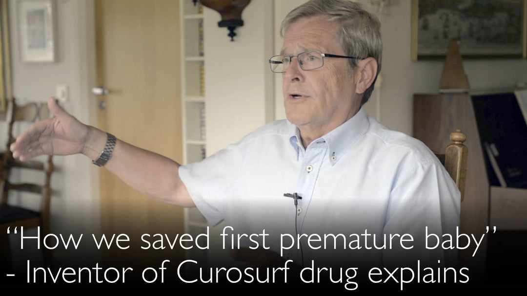 Curosurf-medicinen räddar livet på för tidigt födda barn.