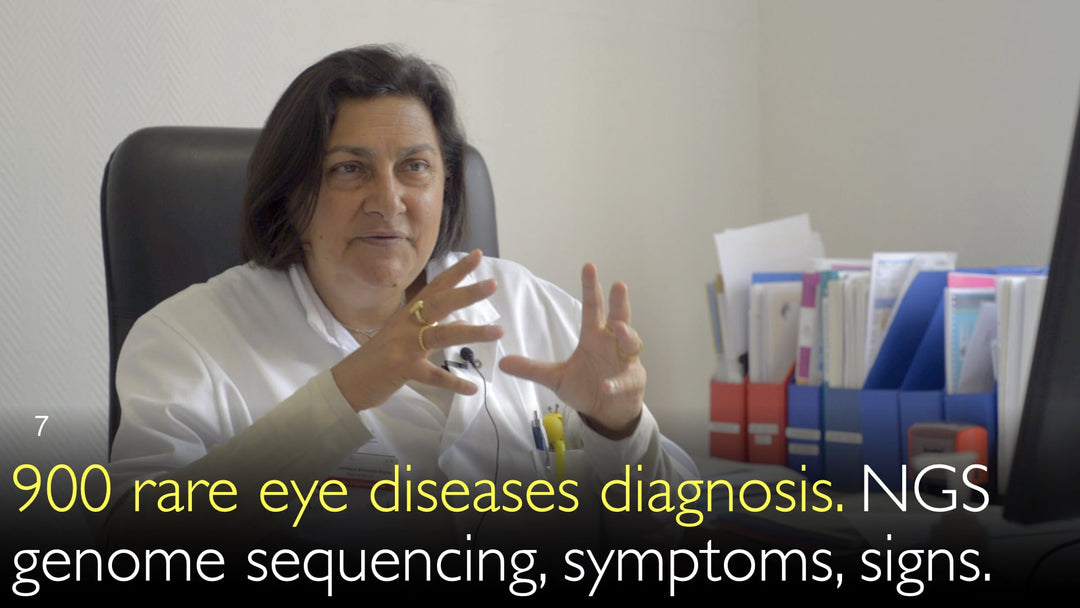 Diagnostik av 900 sällsynta ögonsjukdomar. NGS-genomsekvensering, symtom och tecken. 7