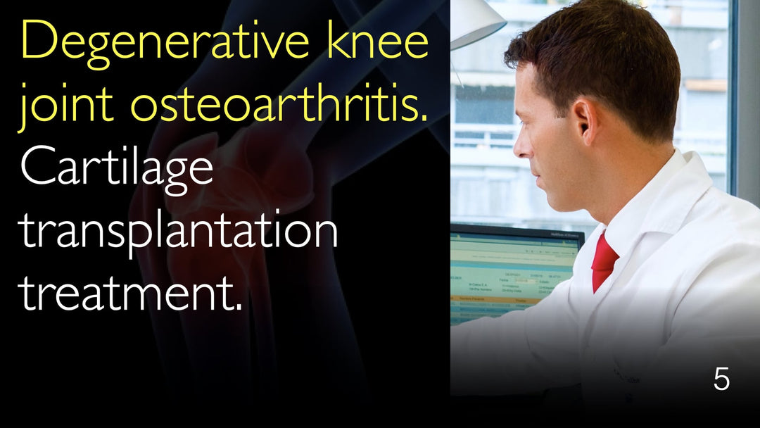 Degenerativ knäledsartros. Behandling med brosktransplantation. 5