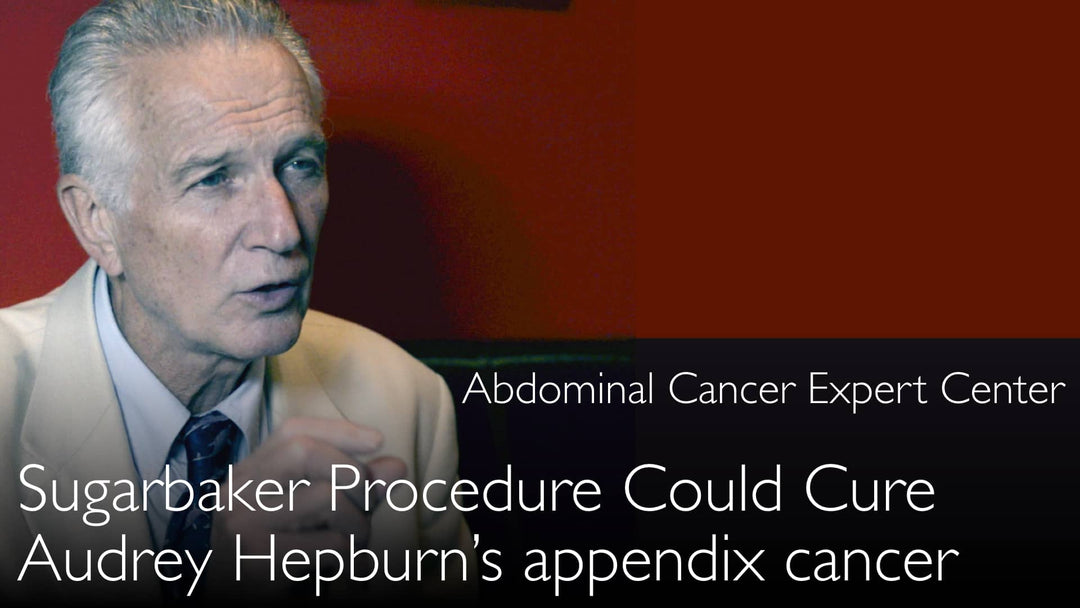 Audrey Hepburns blindtarmscancer skulle kunna botas idag med Sugarbaker-proceduren.