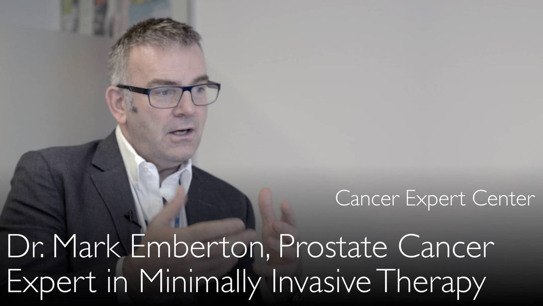 Dr. Mark Emberton. Expert inom prostatacancer. Biografi. 0
