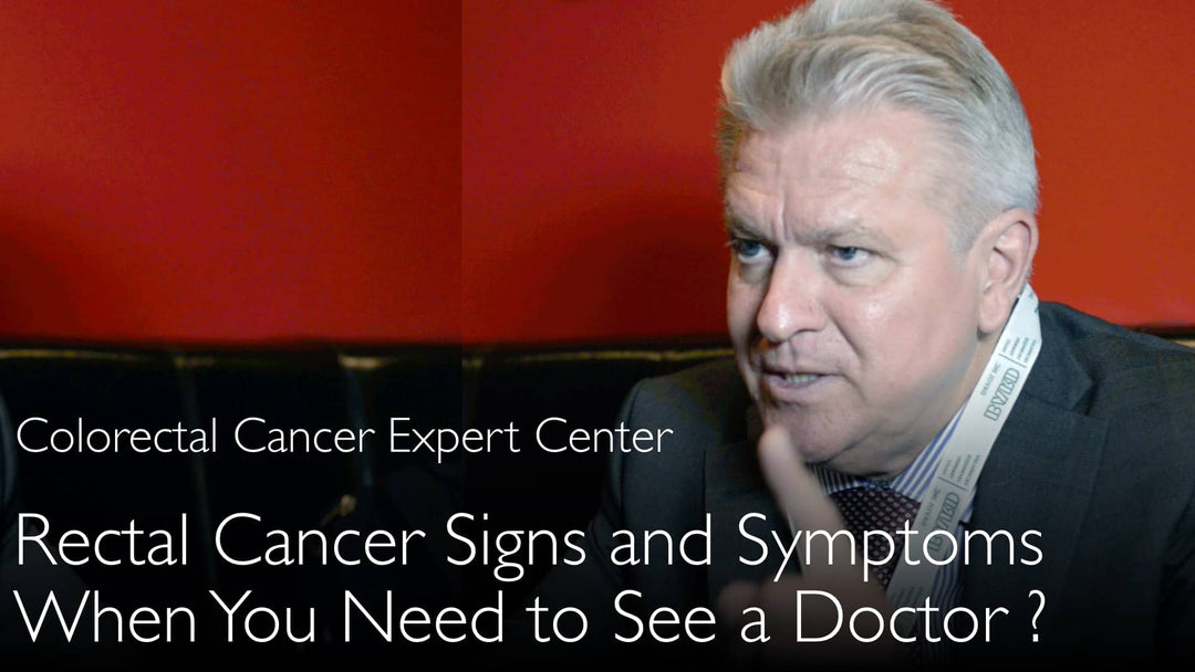 Symptom och tecken vid rektalcancer. 1