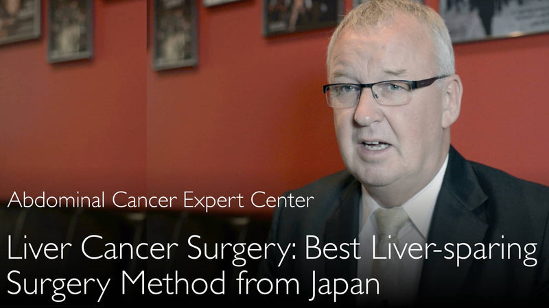 Best surgical treatment for liver cancer. Surgical technique from Japan. 5