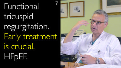 Functional tricuspid regurgitation. Early treatment is crucial. HFpEF. 7