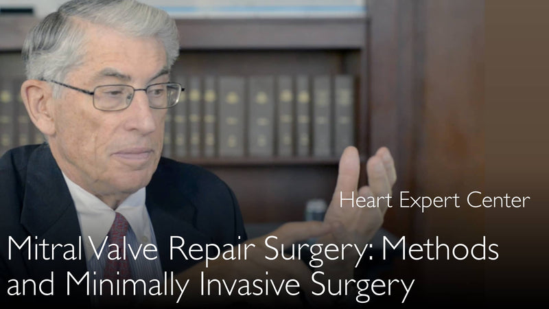 Mitral valve repair. Minimally invasive heart vale surgery. 3