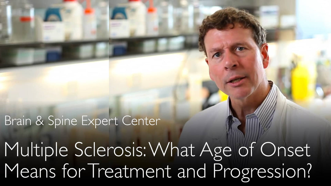 First symptoms of Multiple Sclerosis. What age of onset means for treatment and prognosis of multiple sclerosis. 10