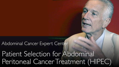 Selection of patients for HIPEC and EPIC treatment. Peritoneal metastatic cancer. 7
